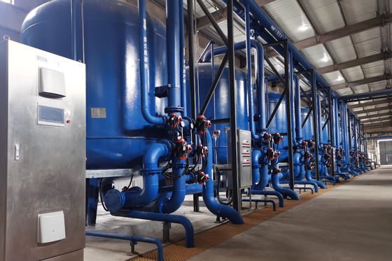 comprar Equipamento industrial de filtragem de água de areia de quartzo para a indústria química e alimentar fabricação em linha