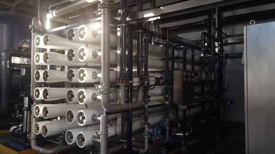 Sistema de osmose reversa de estágio único Tratamento industrial de águas para a indústria alimentar