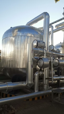 Tratamento de água de filtro multimédia industrial personalizado com caixa de aço inoxidável
