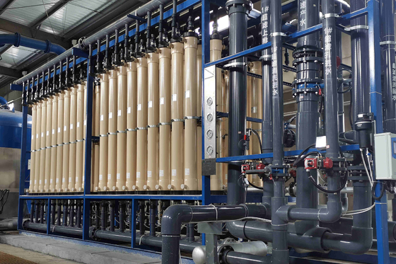 UF Sistema de ultrafiltração por membrana para tratamento de águas residuais industriais