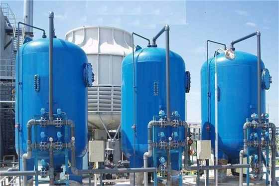 Sistema de filtro de areia de quartzo industrial Equipamento de tratamento de água Estrutura compacta